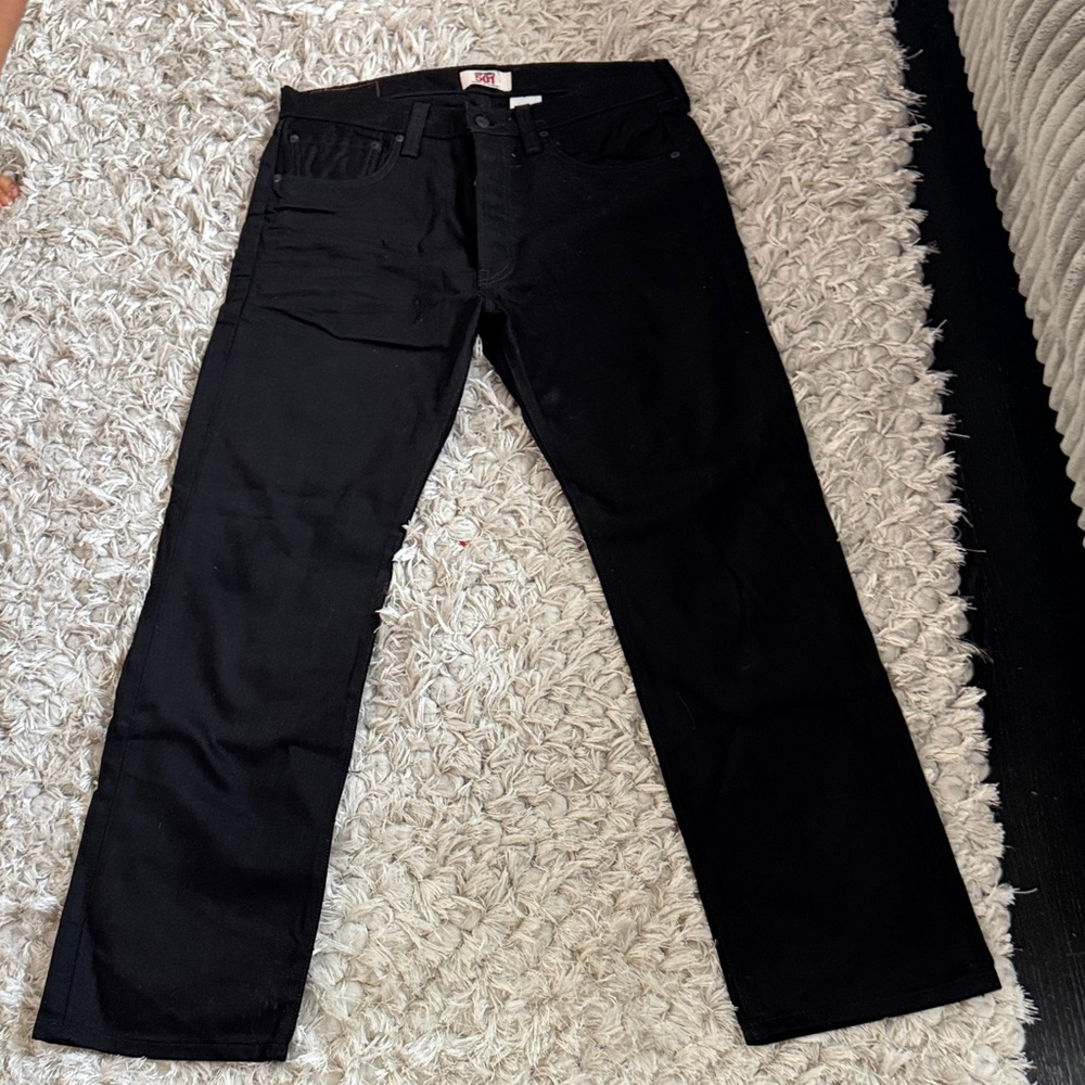 Levi's Men's Classic Black Straight Jeans